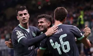 Bàn thắng từ chấm phạt góc giúp Milan thắng đậm ở Champions League
